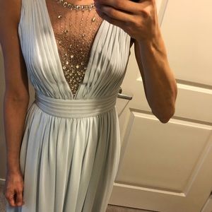 Aidan Mattox Jeweled Gown Dress Size 2